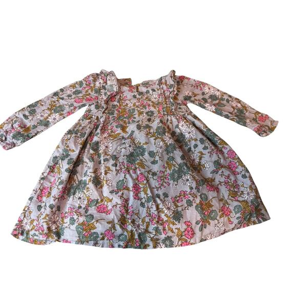 24M Oshkosh Baby Bgosh Purple Floral Flower Dress Spring - Picture 1 of 6